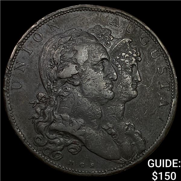 1801 Spain Bronze Medallic Pattern