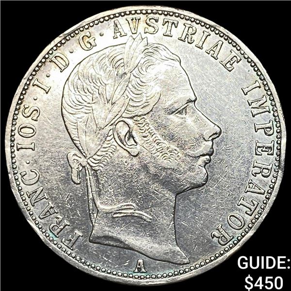 1860-A Austria Silver Thaler
