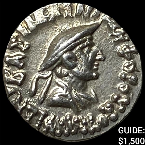 Bactria Kingdom 145-135 BC Silver DRachm