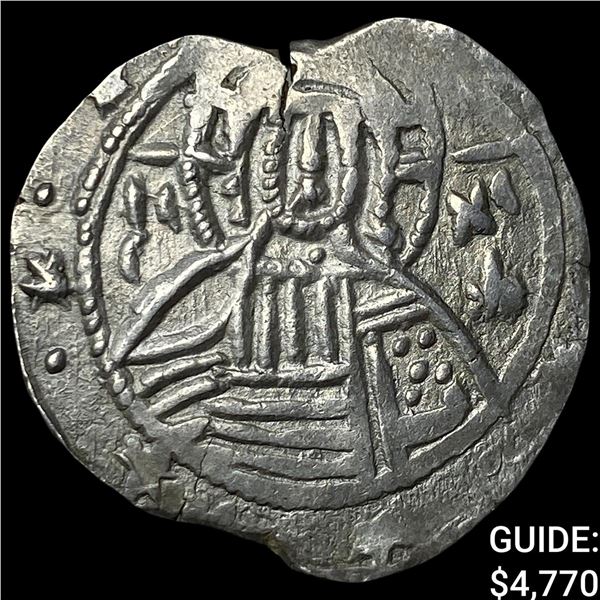 Byzantine Mauneul II 1391-1423 AD Silver Stavaton