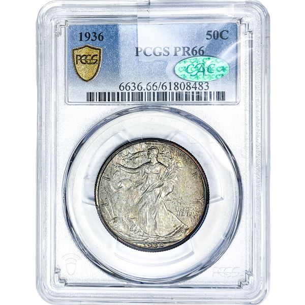 1936 Walking Liberty Half Dollar PCGS PR66