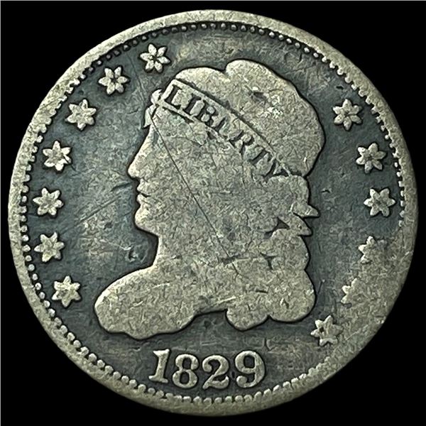 1829 Capped Bust Half Dime NICELY CIRCULATED