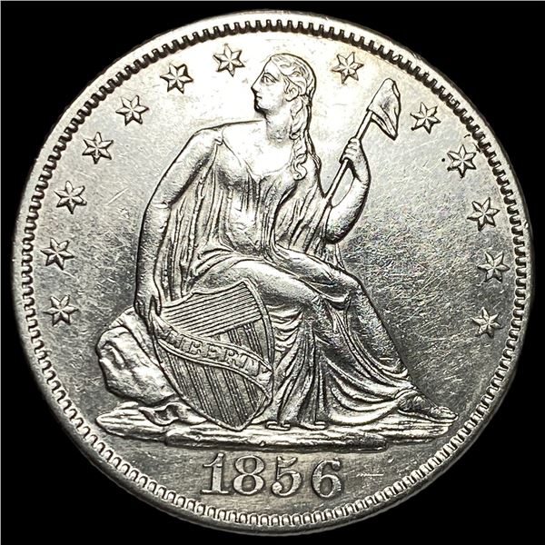 1856-O Silver Half Dollar CHOICE AU