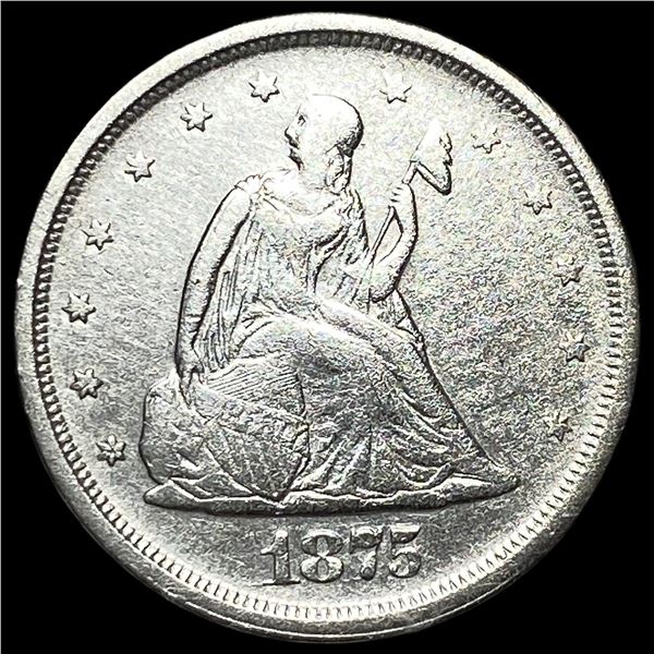 1875-S Twenty Cent Piece ABOUT UNCIRCULATED
