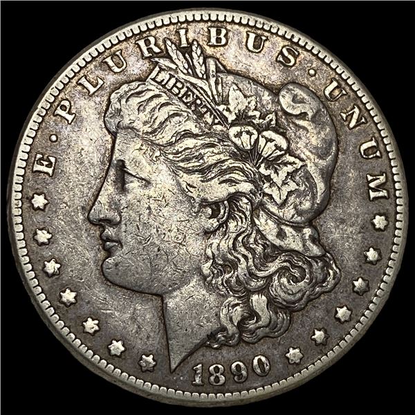1890-CC Silver Morgan Dollar LIGHTLY  CIRCULATED