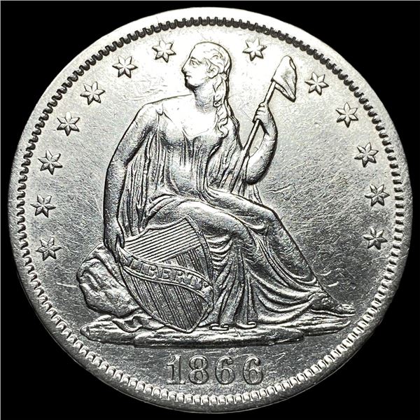 1866-S Silver Half Dollar UNCIRCULATED