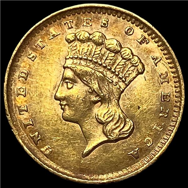 1856 Gold $1 Indian Princess Head  UNCIRCULATED