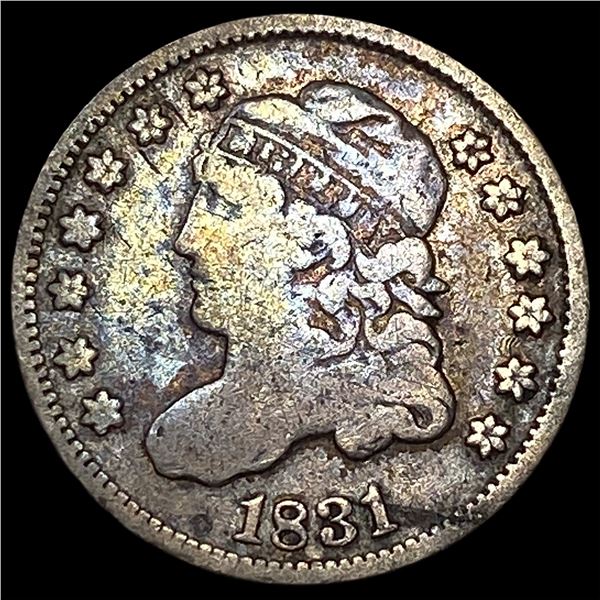 1831 Capped Bust Half Dime LIGHTLY CIRCULATED