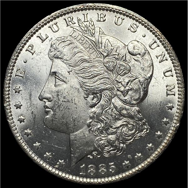1885-O Silver Morgan Dollar SUPERB GEM BU