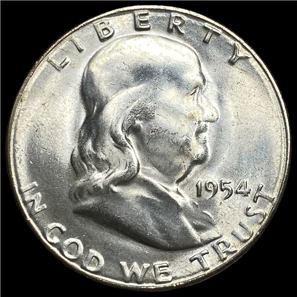 1954-S Silver Half Dollar Franklin  UNCIRCULATED
