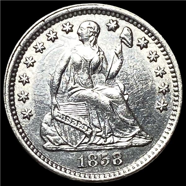 1858-O Silver Half Dime GEM BU