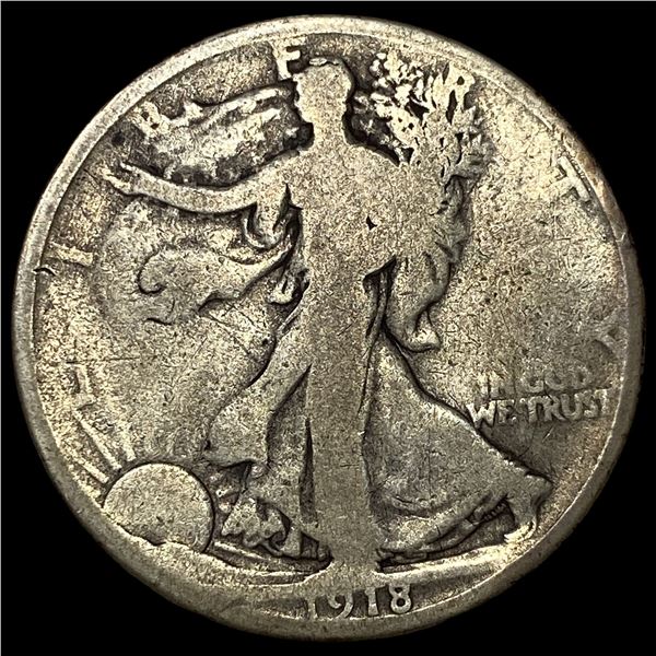 1918 Walking Liberty Half Dollar NICELY  CIRCULATED