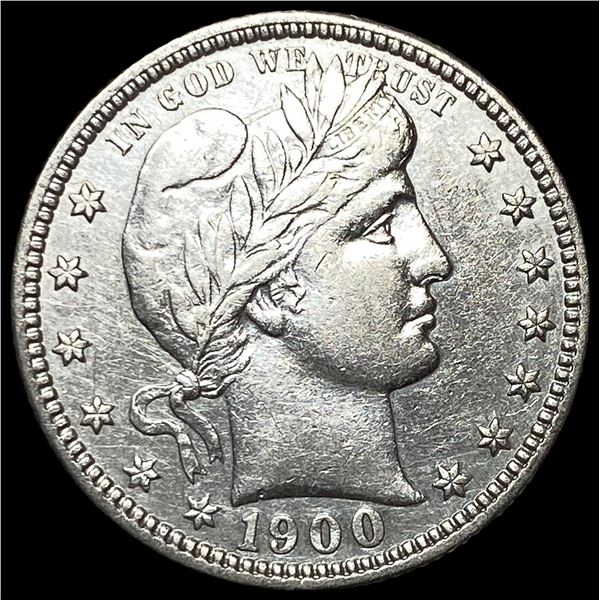 1900-S Silver Barber Quarter UNCIRCULATED