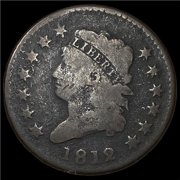 1812 Classic Head Large Cent LIGHTLY  CIRCULATED