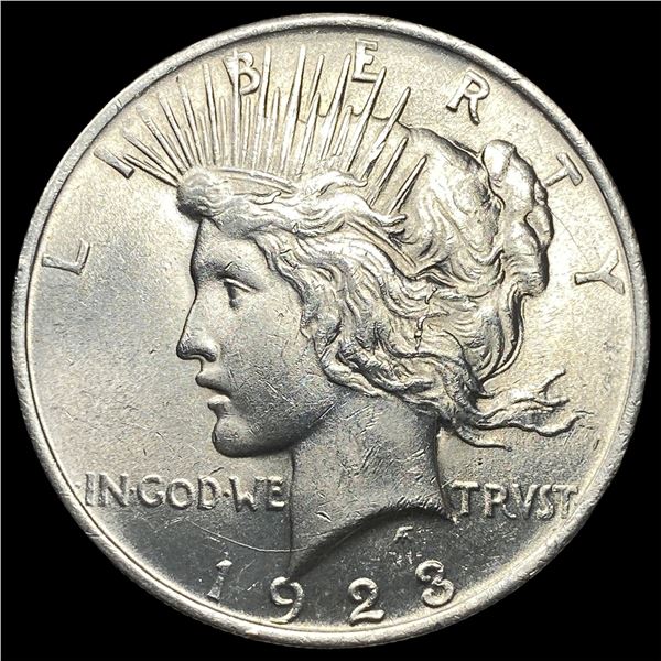 1923-S Silver Peace Dollar CHOICE BU