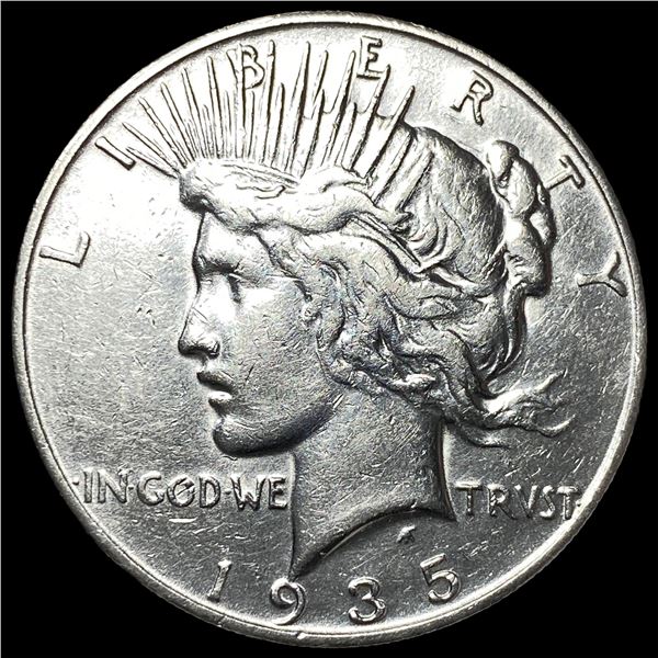 1935 Silver Peace Dollar ABOUT UNCIRCULATED