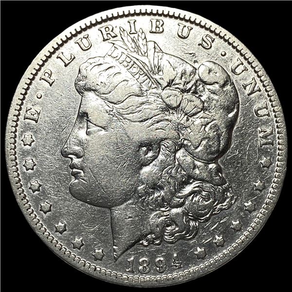 1894-O Silver Morgan Dollar ABOUT  UNCIRCULATED