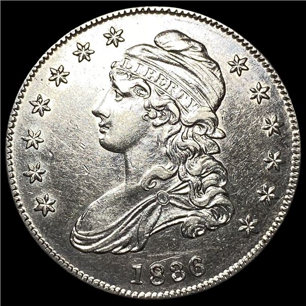 1836 Capped Bust Silver Half Dollar  UNCIRCULATED