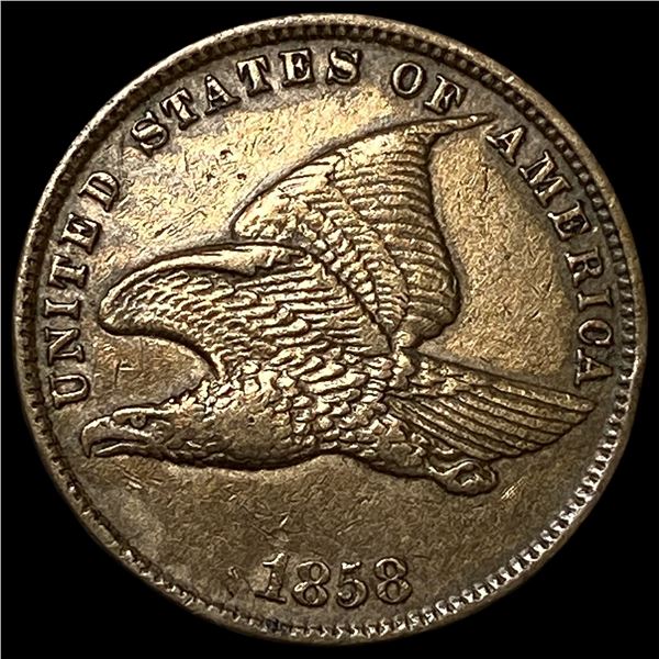 1858 Flying Eagle Cent CLOSELY UNCIRCULATED