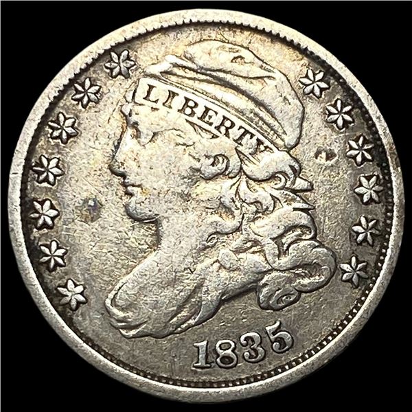 1835 Capped Bust Dime NEARLY UNCIRCULATED