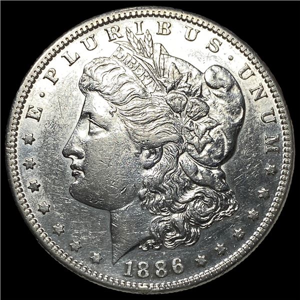 1886 Silver Morgan Dollar CLOSELY  UNCIRCULATED