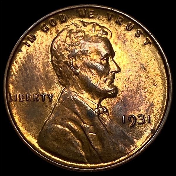 1931 Lincoln Wheat Cent NEARLY UNCIRCULATED