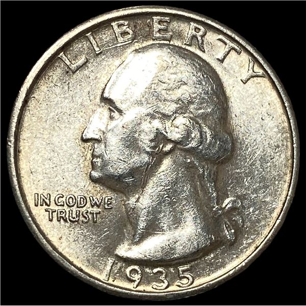 1935-S Silver Washington Quarter UNCIRCULATED