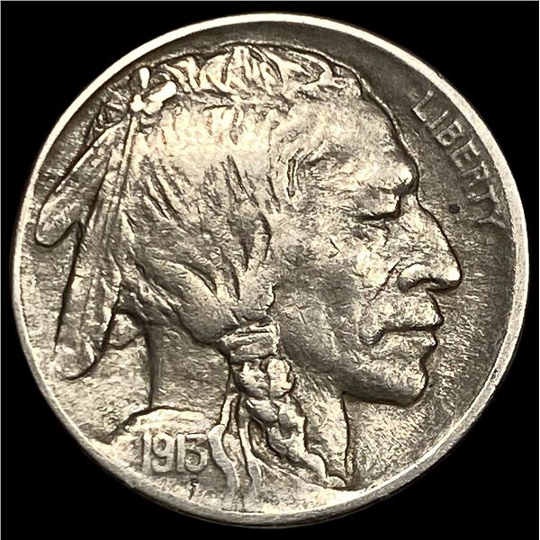 1913-D Buffalo Nickel Type 1 NEARLY  UNCIRCULATED