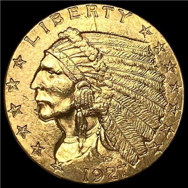 1927 Indian Head $2.50 Gold Quarter Eagle  UNCIRCULATED