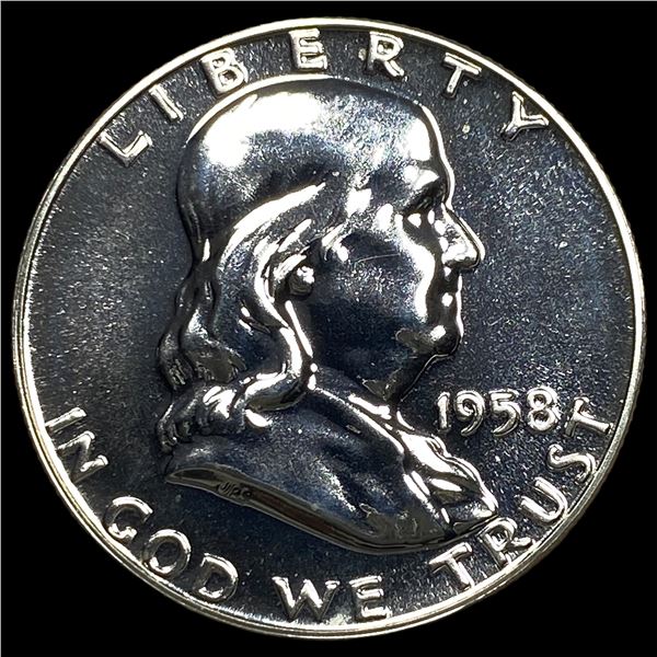 1958 Franklin Half Dollar GEM PROOF