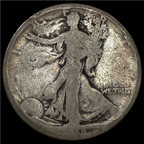 1918-S Silver Walking Liberty Half Dollar  NICELY CIRCULATED