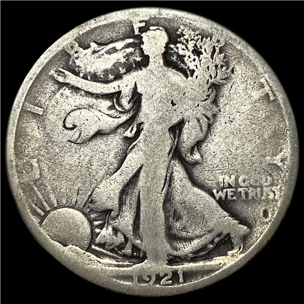 1921 Walking Liberty Half Dollar LIGHTLY  CIRCULATED