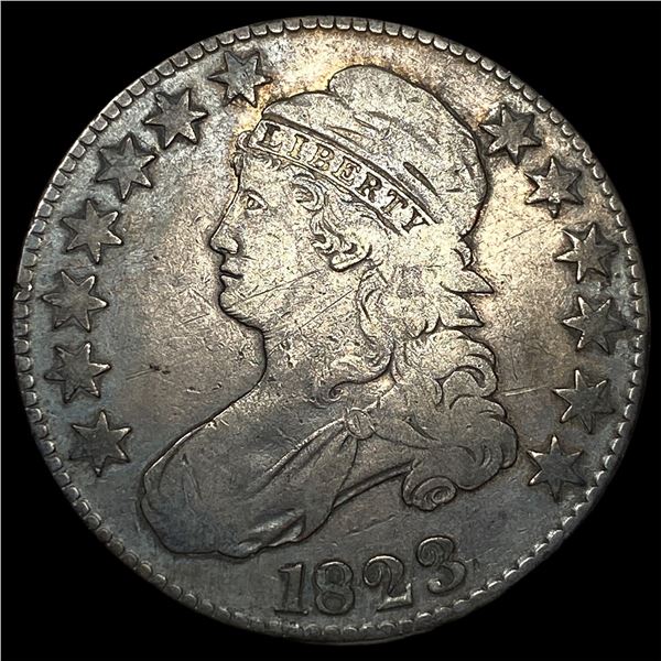 1823 Capped Bust Half Dollar LIGHTLY  CIRCULATED