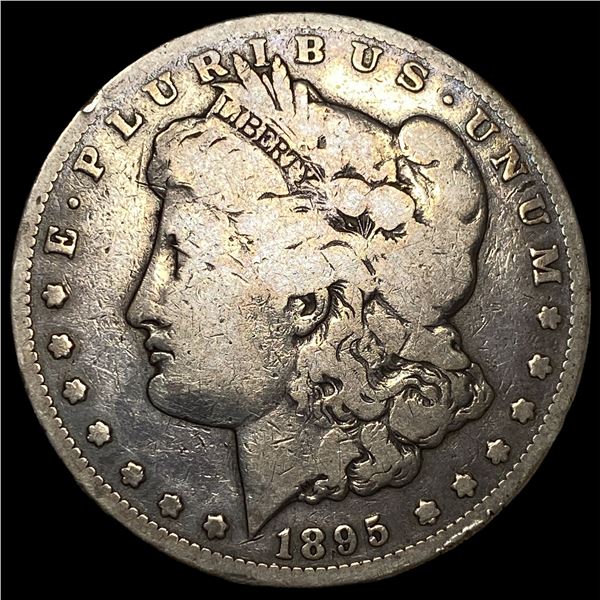 1895-S Silver Morgan Dollar LIGHTLY  CIRCULATED