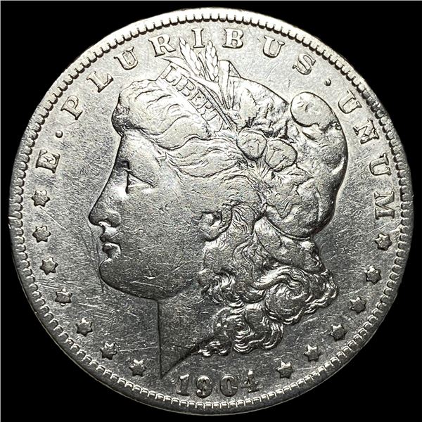 1904-S Silver Morgan Dollar ABOUT  UNCIRCULATED