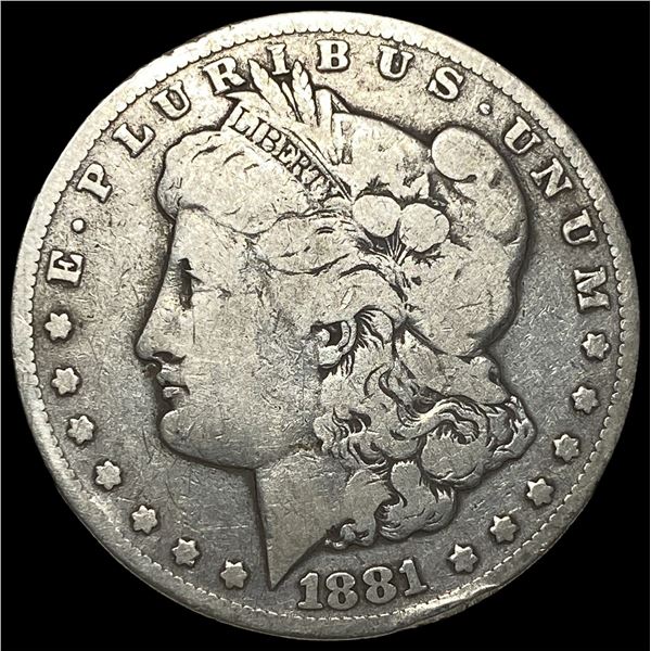 1881-CC Silver Morgan Dollar LIGHTLY  CIRCULATED