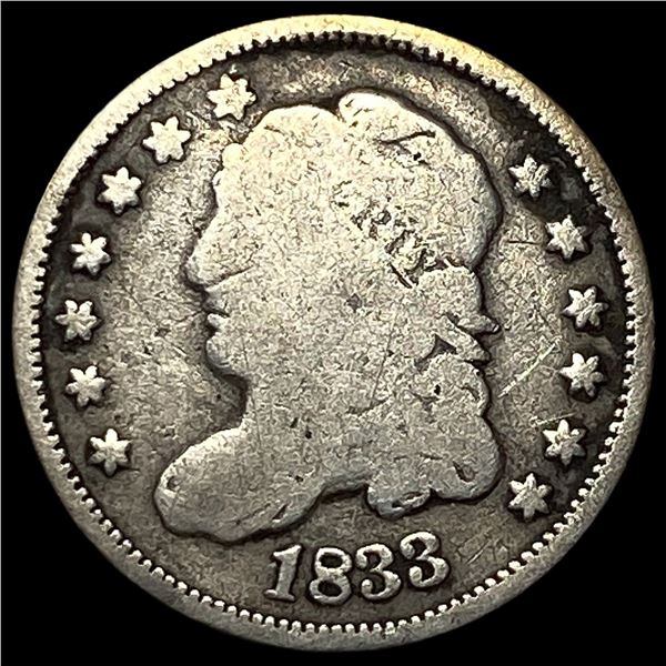 1833 Capped Bust Half Dime NICELY CIRCULATED