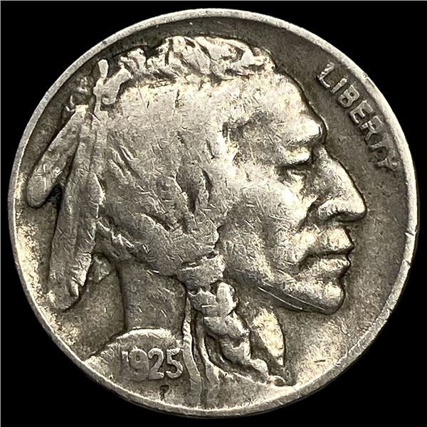 1925-S Buffalo Nickel LIGHTLY CIRCULATED