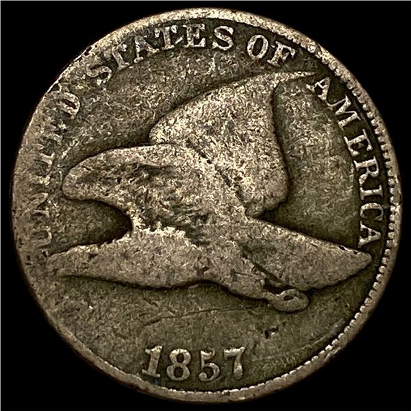 1857 Copper-Nickel Flying Eagle Cent NICELY  CIRCULATED