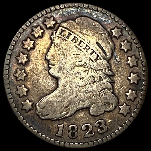 1823 Capped Bust Dime ABOUT UNCIRCULATED