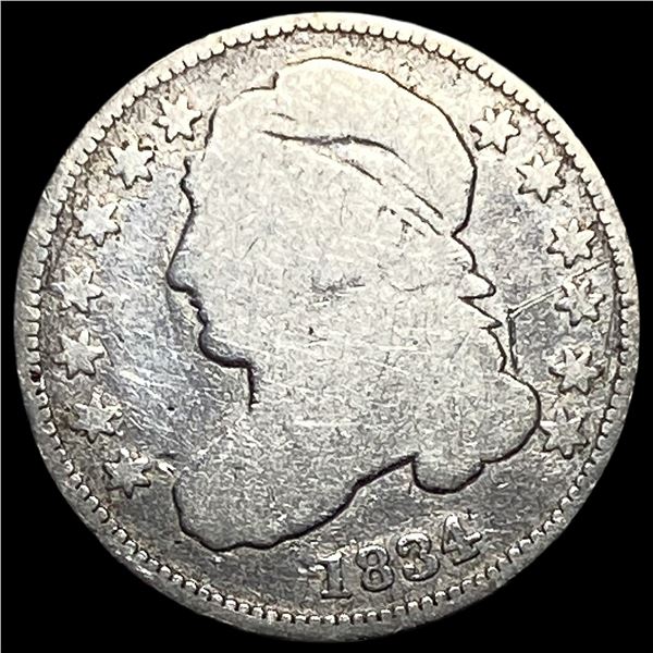 1834 Capped Bust Half Dime NICELY CIRCULATED