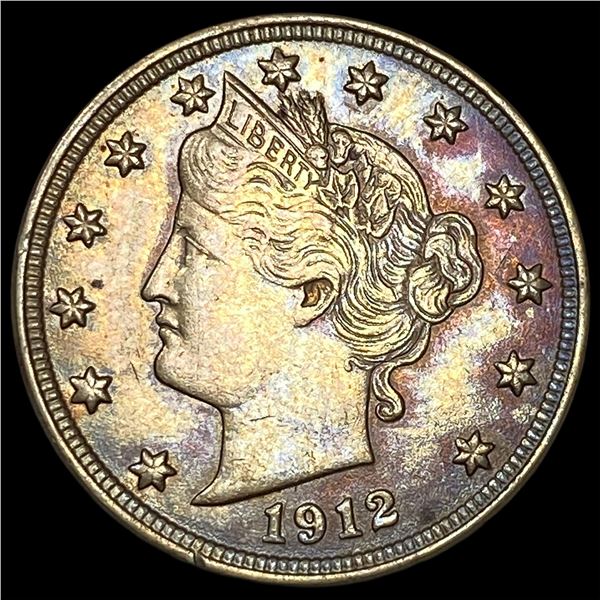 1912 Liberty Head Nickel NEARLY UNCIRCULATED