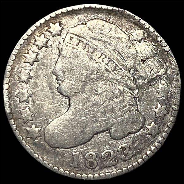 1823 Capped Bust Dime NICELY CIRCULATED