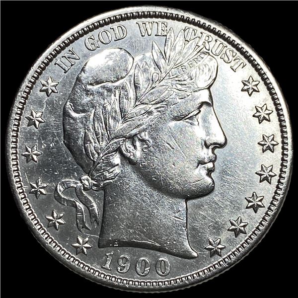 1900-S Silver Barber Half Dollar CLOSELY  UNCIRCULATED