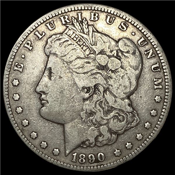 1890-CC Silver Morgan Dollar LIGHTLY  CIRCULATED
