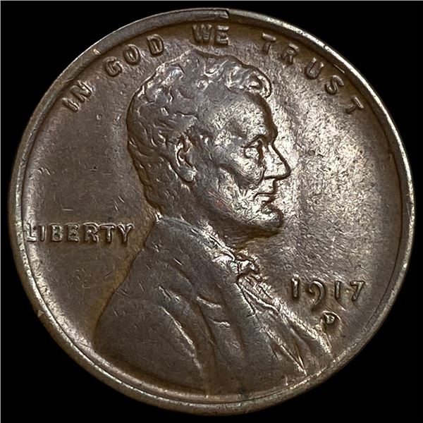1917-D Bronze Lincoln Wheat Cent UNCIRCULATED