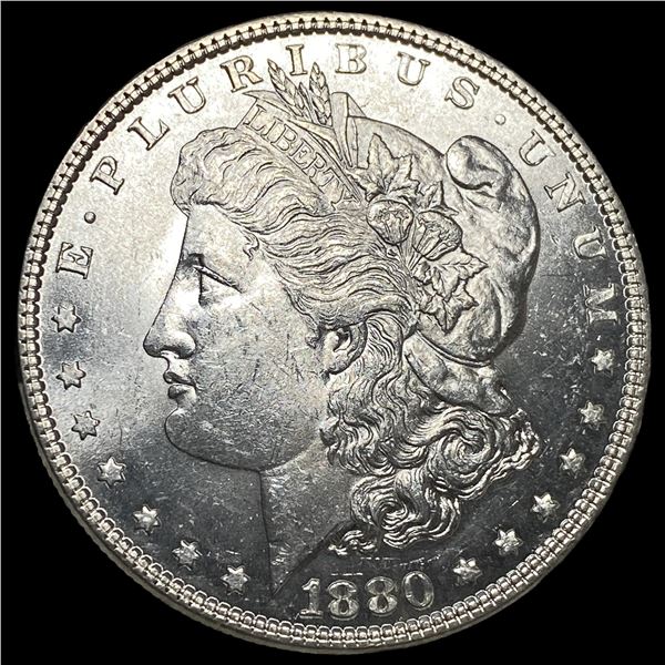 1880 Morgan Silver Dollar SUPERB GEM BU