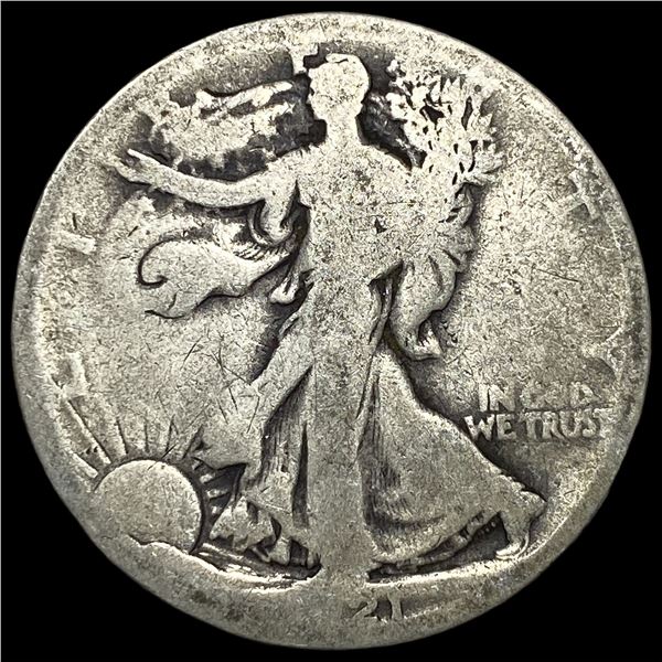 Walking Liberty Half Dollar 1917-S NICELY  CIRCULATED