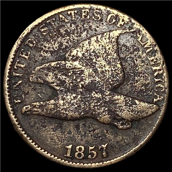 1857 Copper-Nickel Flying Eagle Cent LIGHTLY  CIRCULATED