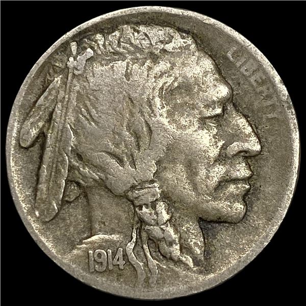 1914 Buffalo Nickel LIGHTLY CIRCULATED